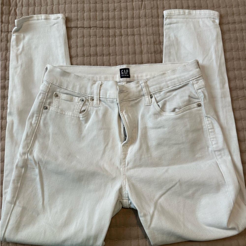 GAP Cream Skinny Jeans